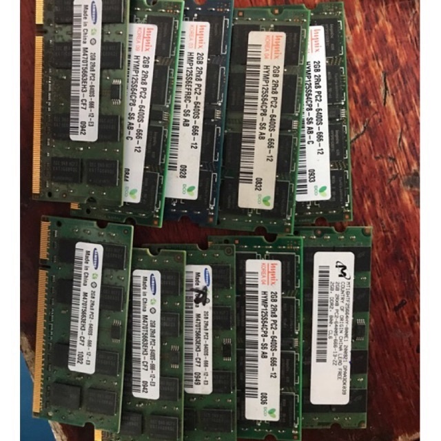 DDR2 Ram for LAPTOP,發貨前小心拆卸和測試 | 蝦皮購物