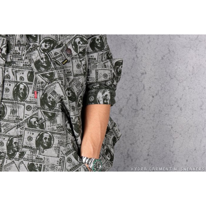 HYDRA】Supreme 100 Dollar Bill Trucker Jacket 美金鈔票【SUP080
