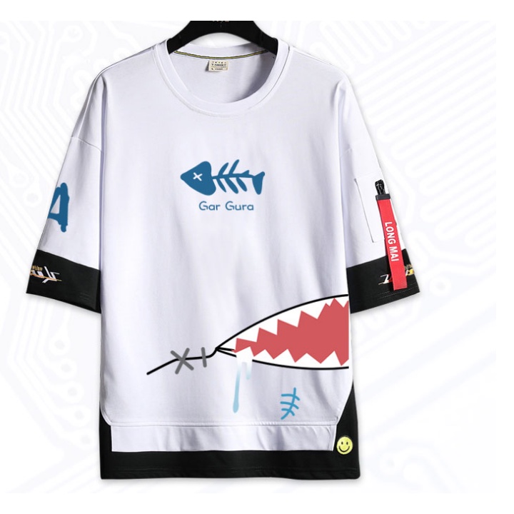 Hololive 噶嗚·古拉衣服 古拉COS 鯊魚 鯊鯊 Gawr Gura Gawr Gura衣服 | 蝦皮購物