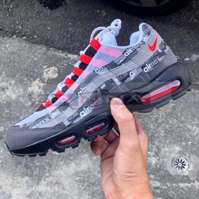 ◇ATMOS x Nike Air Max 95 We Love PRNT AQ0925-002 聯名款黑紅慢跑鞋