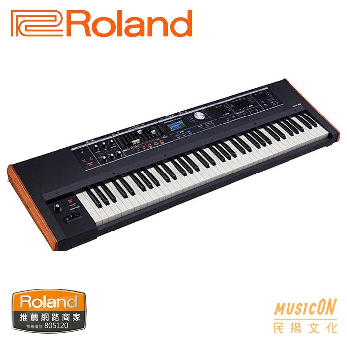 民揚樂器】合成器Roland VR-730 73鍵Waterfall鍵盤| 蝦皮購物