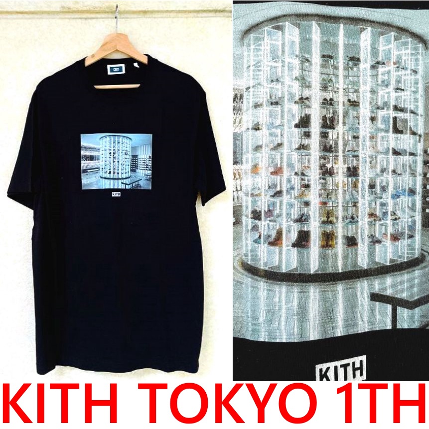 BLACK日本限定！全新KITH東京開幕一周年TOKYO 1TH店內照片短T | 蝦皮購物