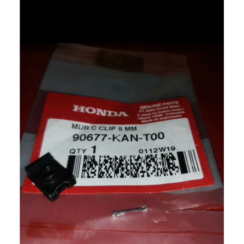 HONDA 5mm 螺母夾螺栓夾 8 本田 90677-KAN-T00 | 蝦皮購物