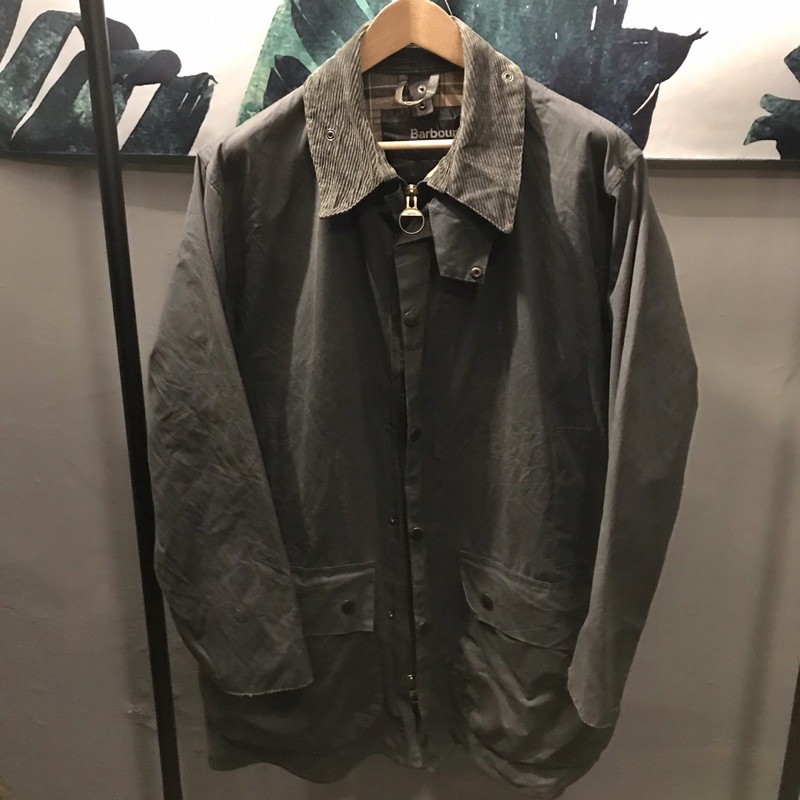 Barbour 油布外套大衣夾克英國製UK 防風防水古着古著二手美品Border