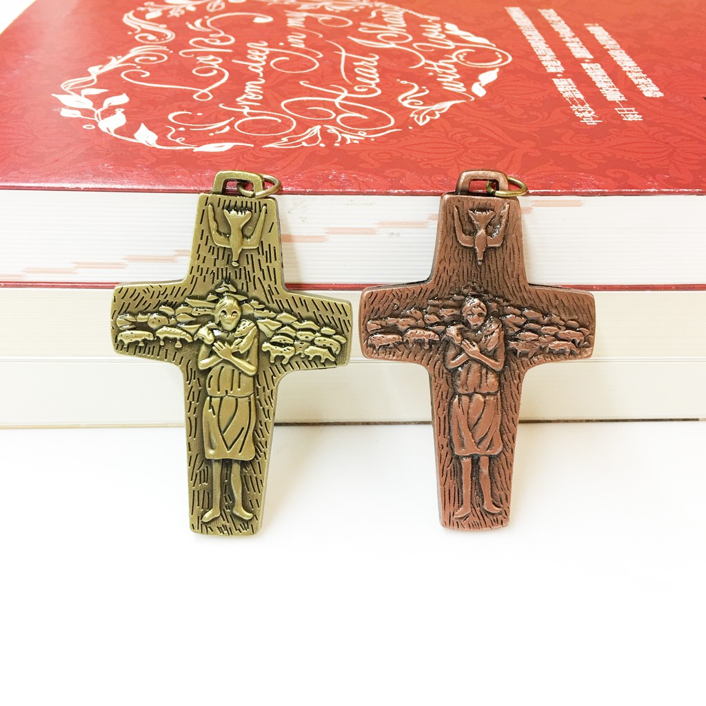 天主教聖物 天主善牧 耶穌苦難 十字架 Catholic Art 《無附鍊》 | 蝦皮購物