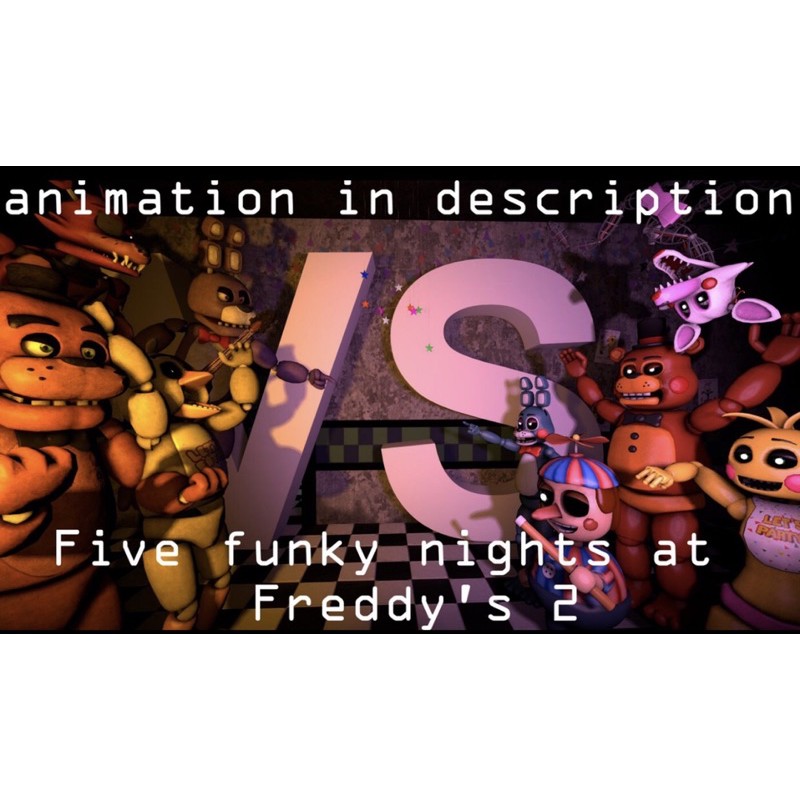 美國Funko~Five Nights At Freddy's玩具熊五夜2吋公仔Sister Location