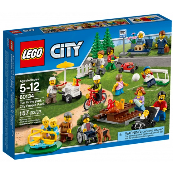 なお 磚家LEGO 樂高全新盒組CITY Fun in the park - 人偶套組60134 無盒無書