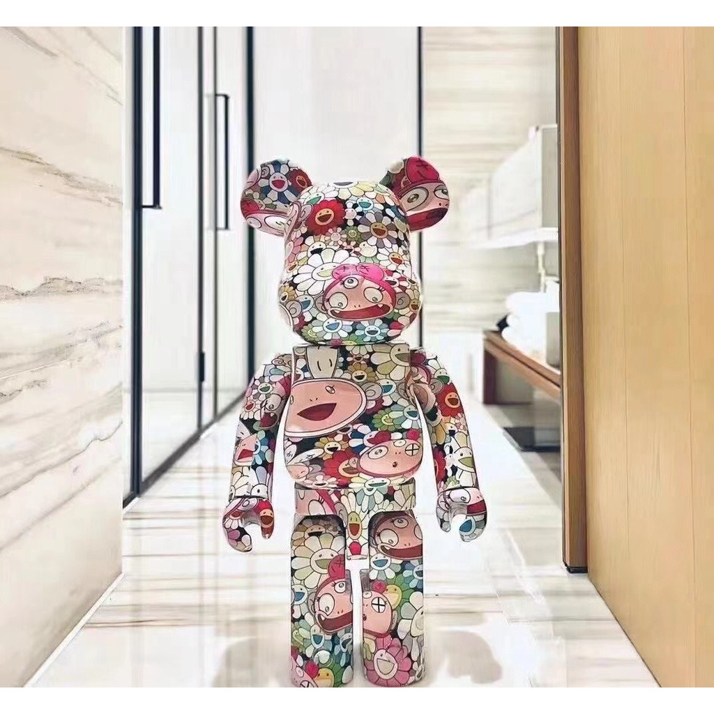 AUTHORS by DanilYAD 村上隆太陽花Bearbrick 積木熊1000% | 蝦皮購物