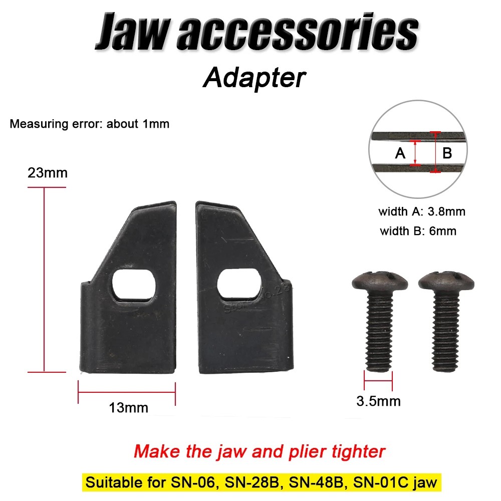 SN 壓接針模具鉗口壓接模具鉗口剝線器模具 28B 48B 06WF 壓接器模具用於非絕緣開口塞型 | 蝦皮購物