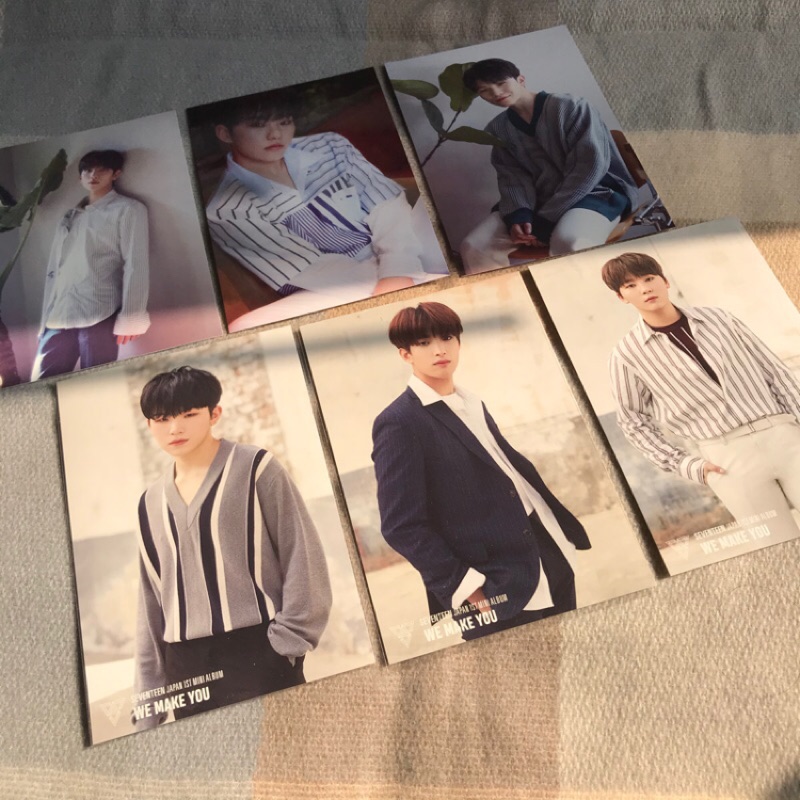 SEVENTEEN ウジ TSUTAYA特典 HappyEnding SEVENTEEN 日專Happy ending TSUTAYA 預約特典明信片知秀知勳WOOZI