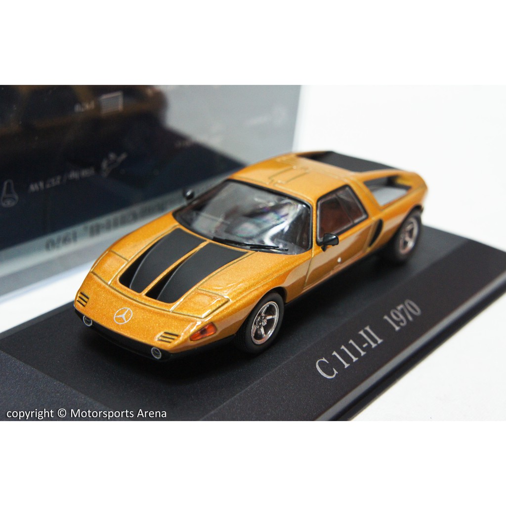 1/43 メルセデス ベンツ white C111/Ⅱ オレンジメタ 1970 ジュネーブ MERCEDES BENZ C111 C111/2