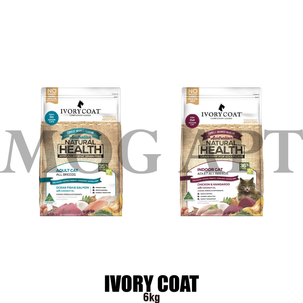 【MOG&DOG】IVORY COAT 澳克騎士 無榖貓糧 6kg 蝦皮購物