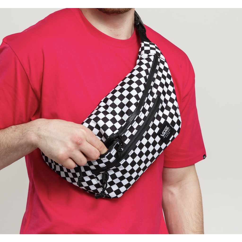 正版 原廠 VANS RANGER WAIST PACK 棋盤格 黑白格 腰包 胸包 | 蝦皮購物