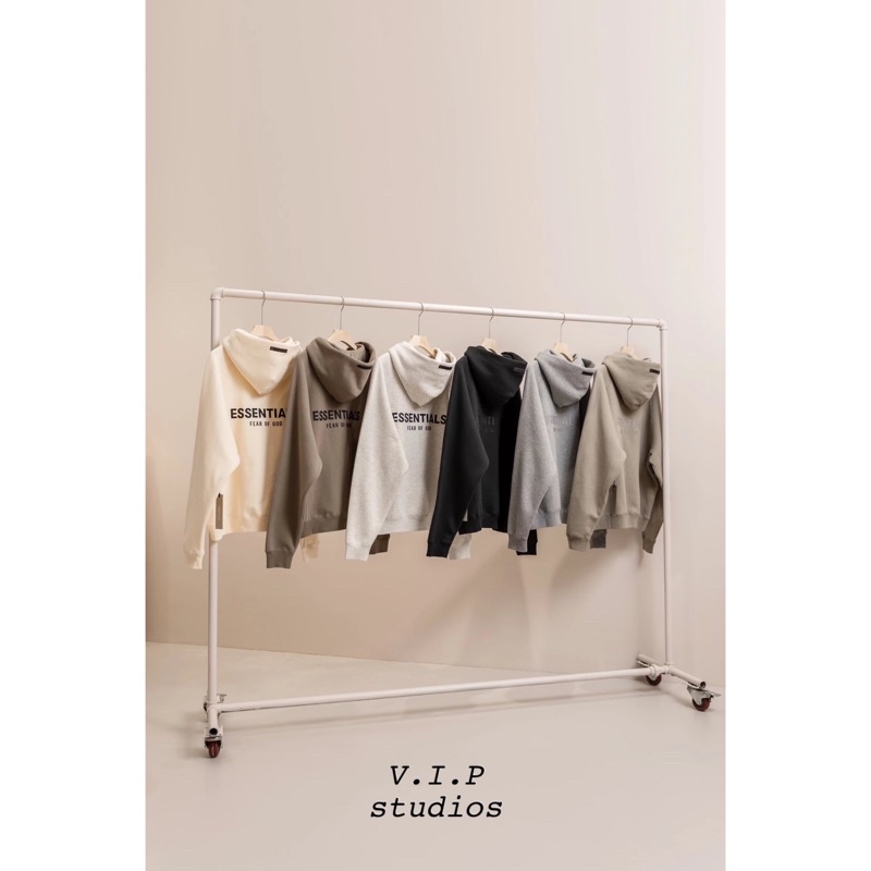 《VIP》FOG Fear Of God Essentials 胸前凈版 後背字母 帽T 長袖 | 蝦皮購物