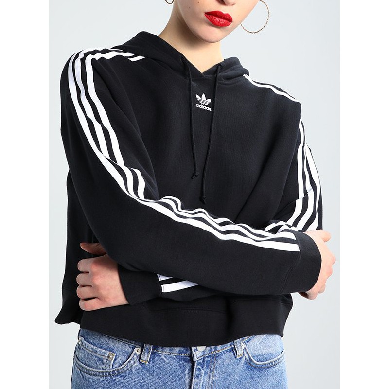 D.S adidas Originals Cropped Hoodie T CY4766