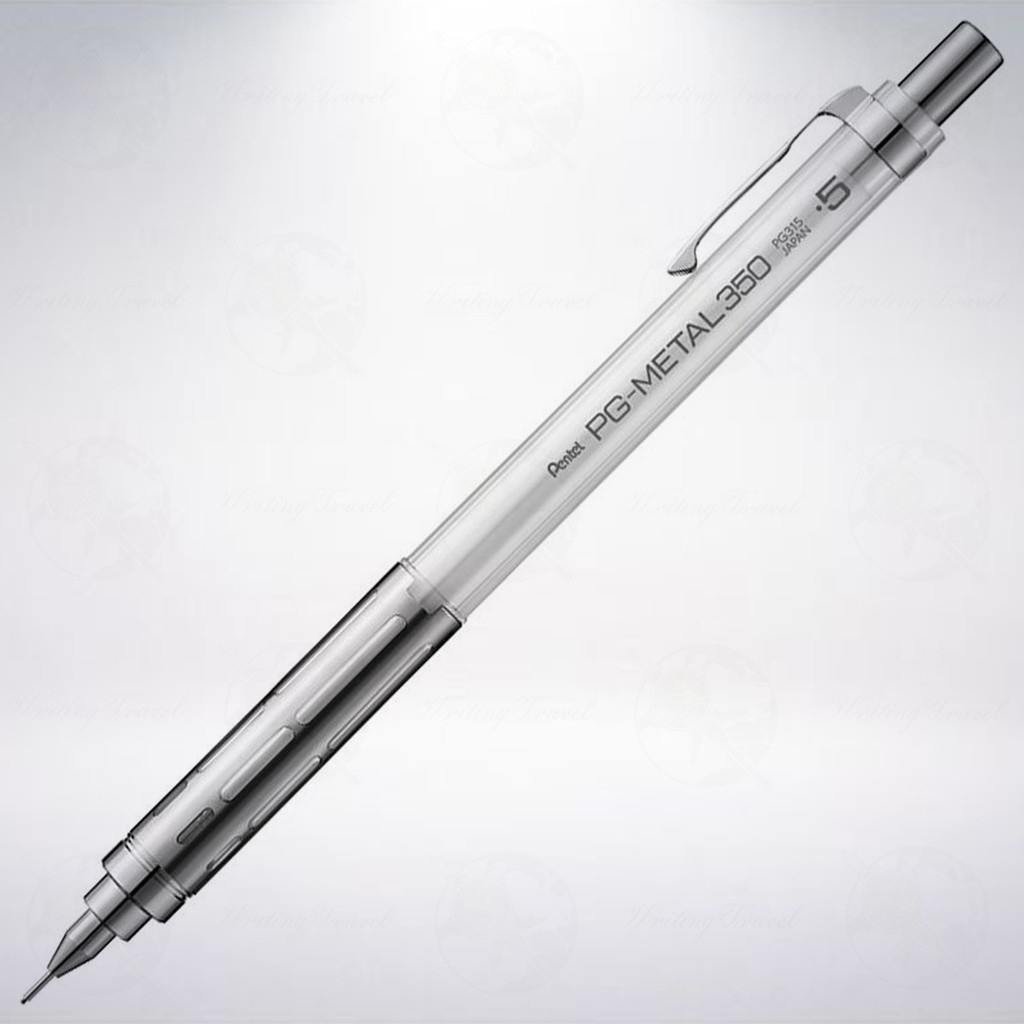 日本Pentel PG-METAL 350 0.5mm 製圖自動鉛筆: 透明白| 蝦皮購物