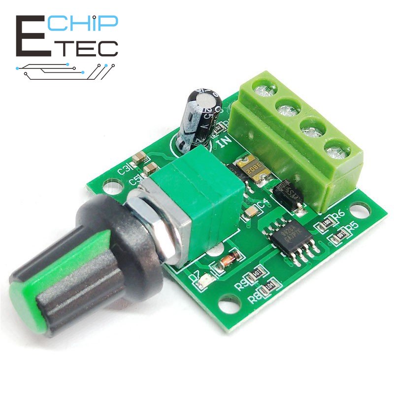 Motor Speed Controller PWM 1.8v 3v 5v 6v 7.2v 12v 2A 30W laagspanning DC motor snelheidsregelaar PWM 1803BK verstelbare schijf schakelaar met snelheidsregelaar knop (6 PCS