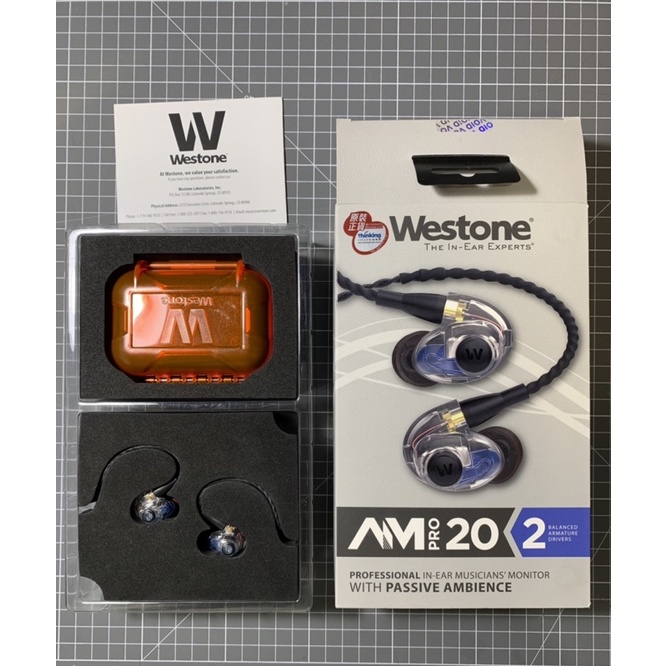 Westone AM Pro 20 可換線式監聽級耳機原廠正貨二手近全新非水貨非福利