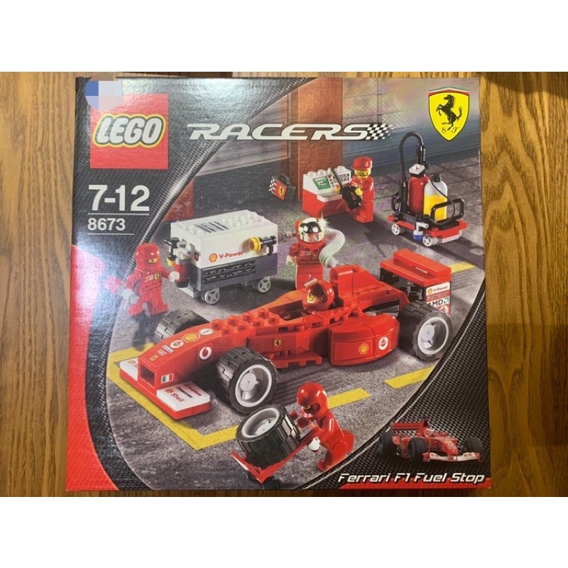 絶版全新未拆 Lego 8673 樂高 Racers系列 ferrari 法拉利 F1 Fuel Stop 加油站 | 蝦皮購物