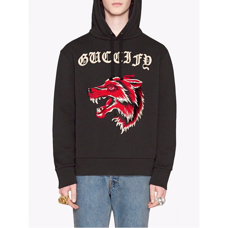 GUCCI guccify wolf hoodie t