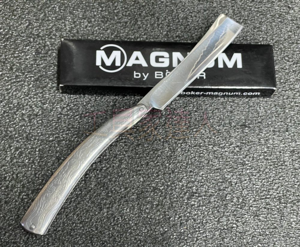「工具家達人」 BOKER MAGNUM FLEET STREET RAZOR-剃刀 剃刀 厚 剃頭刀 折刀 | 蝦皮購物