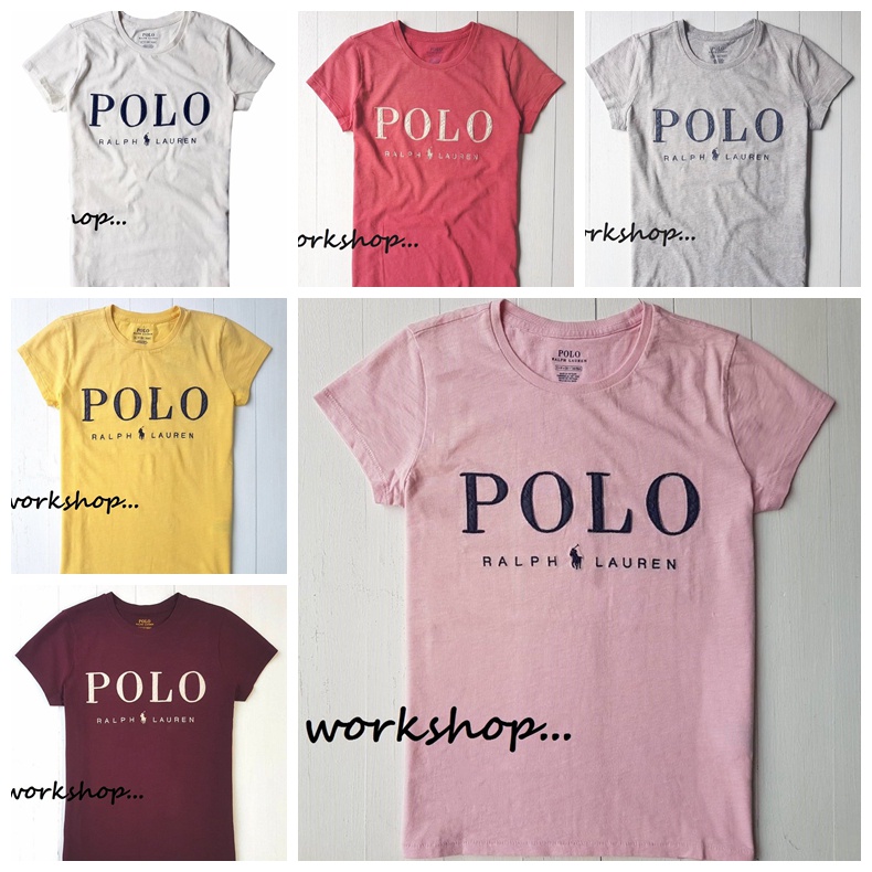 下標請先詢問庫存【POLO Ralph Lauren LOGO貼布刺繡短袖T恤】☆原價1899/特價1399