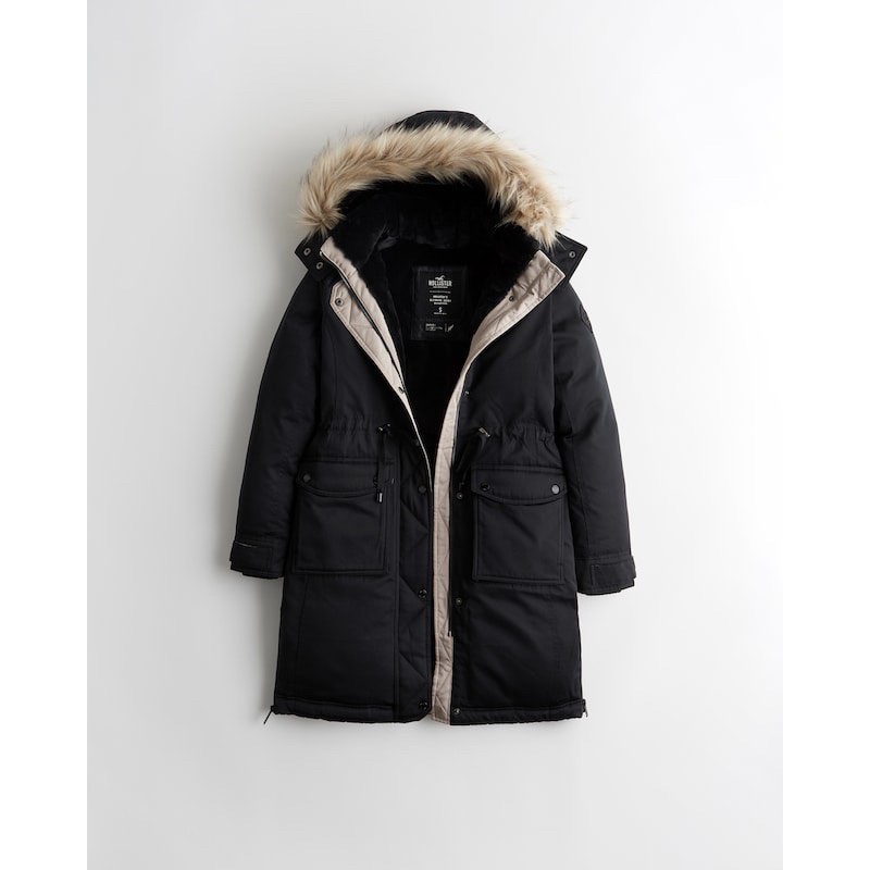 Cozy lined deals down parka hollister