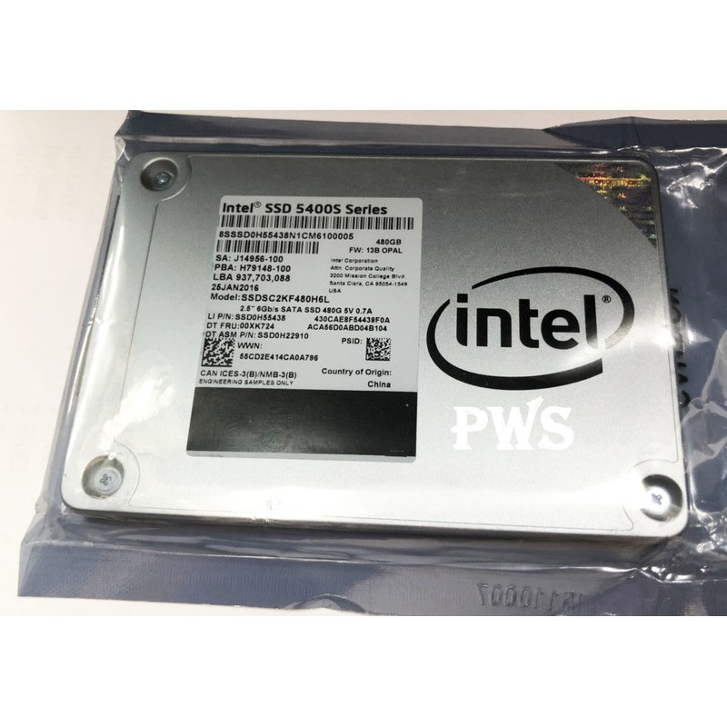 ☆【intel PRO 5400S 固態硬碟SSD 480G 480GB 2.5吋】☆128G 256G歡迎