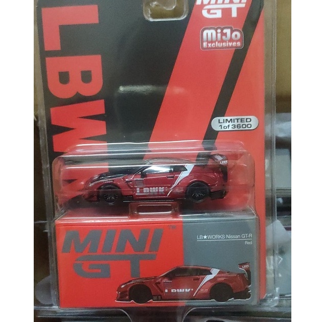 現貨) Mini GT 345 美版LB Works Nissan GT R Red | 蝦皮購物