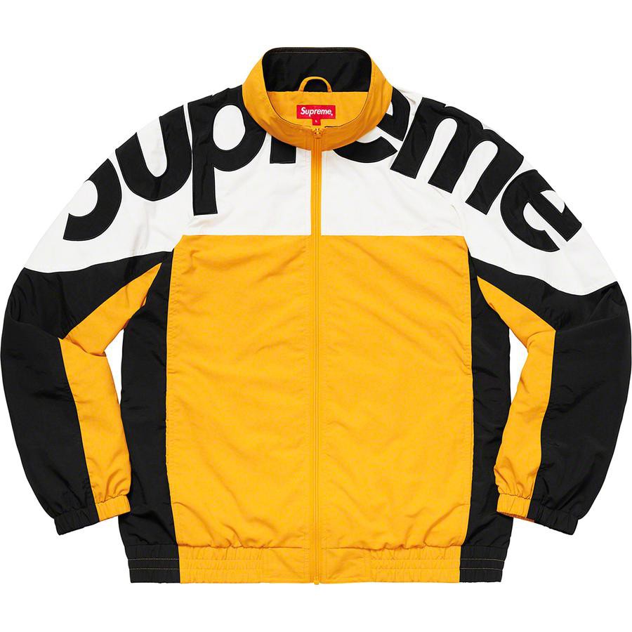 supreme shoulder logo track jacket 黒L-