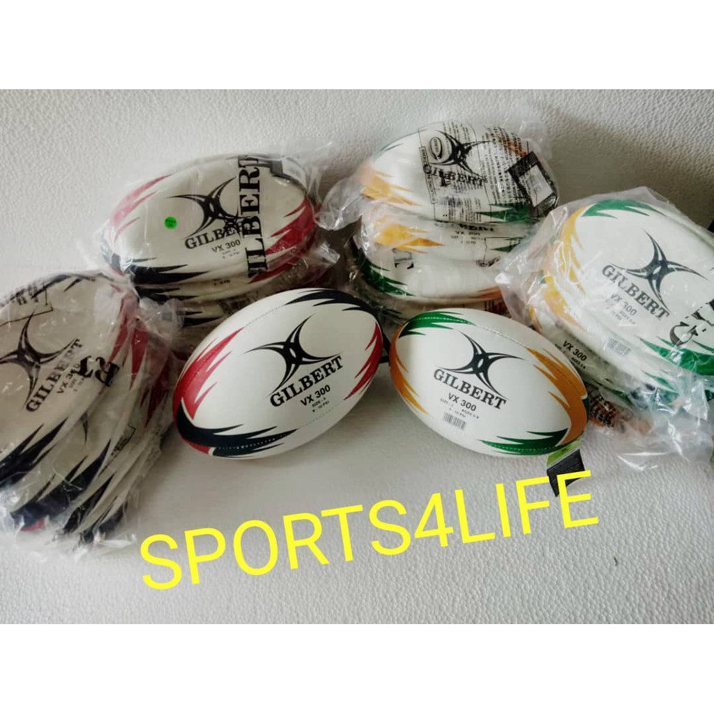 Gilbert VX300 訓練橄欖球 - Bola Ragbi Latihan(3 號初中/4 號/5 號高級) | 蝦皮購物