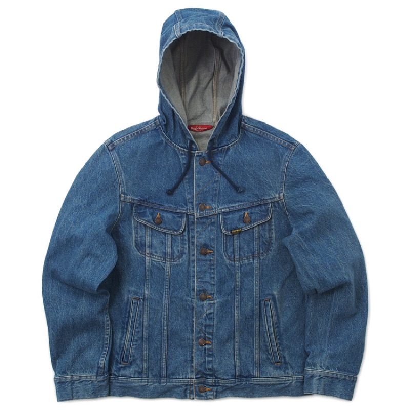 Supreme-Hooded Denim Jacket 2015ss | 蝦皮購物