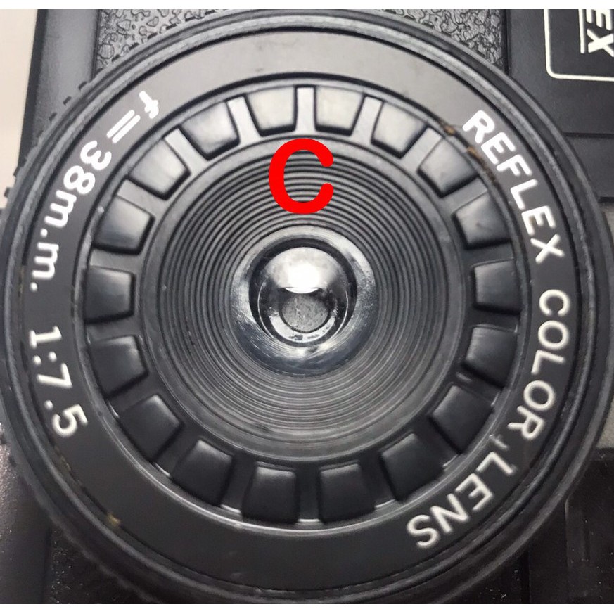 [老傑雜賣]底片相機/REFLEX RX-II / 135底片 /全機械/免電池/黑機/紅鈕/ | 蝦皮購物