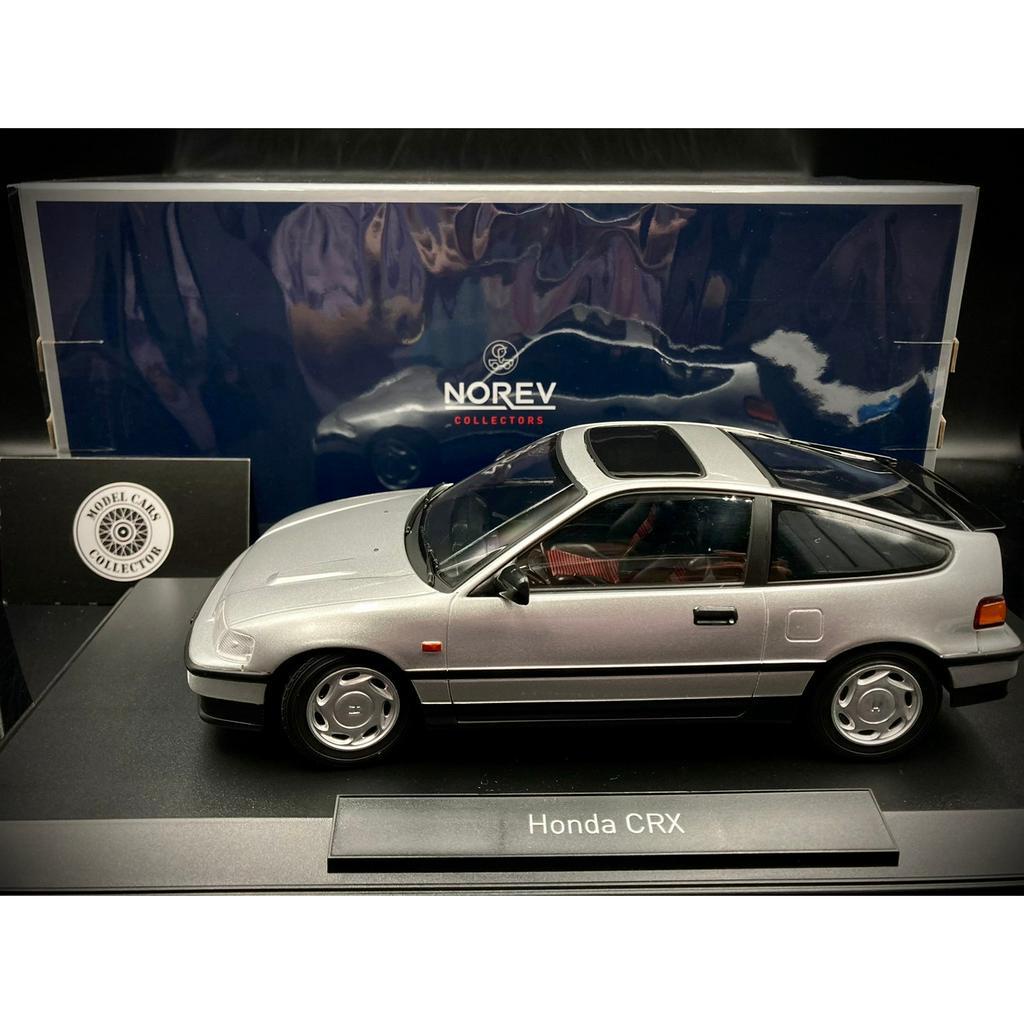 Voiture Miniature Norev Honda CRX 1990 – échelle 1/18, Couleur Noire, Métal