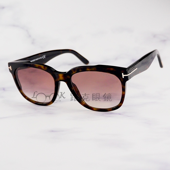【LOOK路克眼鏡】TOM FORD 太陽眼鏡 Rhett 琥珀 膠框 TF714 52F | 蝦皮購物