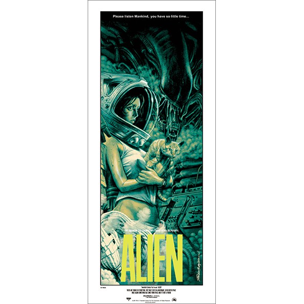 ALIEN x Rockin’ Jelly Bean” Silk Screen Print 1st 異形 異型