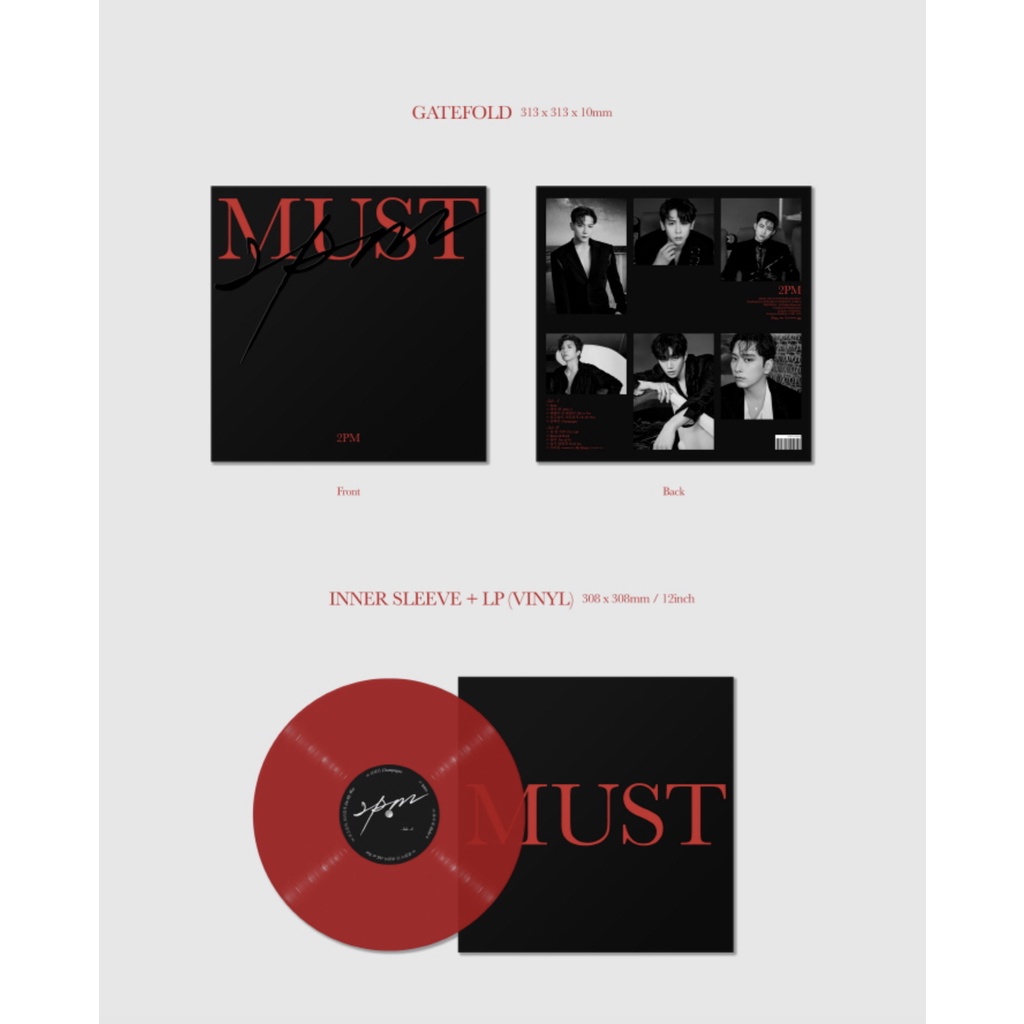微音樂💃 現貨2PM THE 7TH ALBUM <MUST> LP Ver.正規七輯黑膠唱片限量