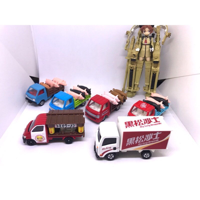 姆仔fun玩具）多美tomica no.17 拉麵車黑松沙士車小豬車funbox 豬車