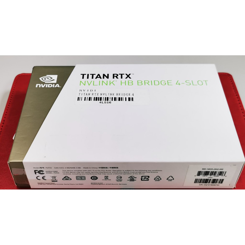 NVIDIA TITAN RTX NVLINK HB BRIDGE 4-SLOT（少量現貨欲購從速） | 蝦皮購物