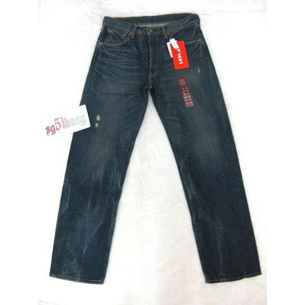 全新正品】日版LEVIS 503 強刷色水洗破壞直桶牛仔褲W32 *日本製08503