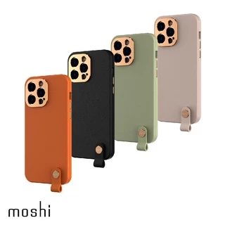 Moshi【iPhone 14】Altra 腕帶皮革保護殼 支援Magsafe iPhone 14 手機殼