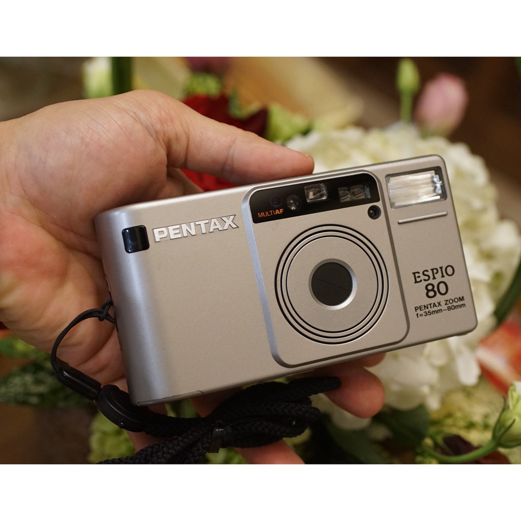 Pentax Espio 80日系口袋旅遊相機附電池喜歡喵兔的可以參考| 蝦皮購物