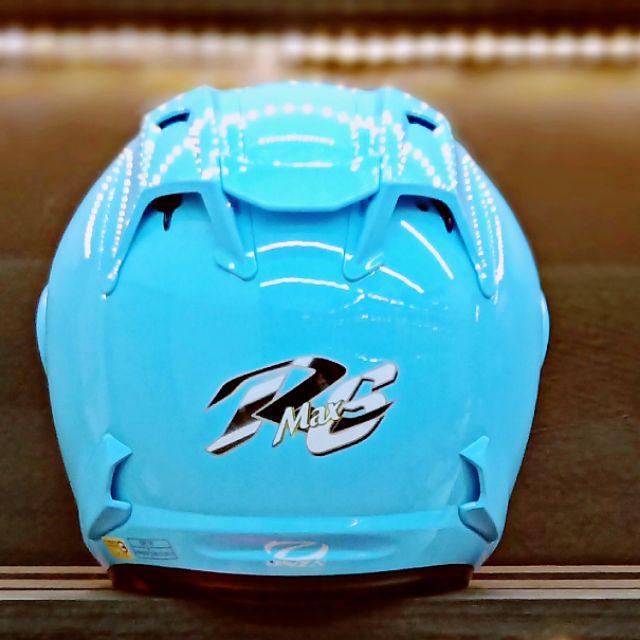 Product image ＋送原廠七彩電鍍片 世帽館安全帽2019最新款!! ONZA MAX-R6 maxr6代 R帽 素色 半罩 3/4罩 湖水藍