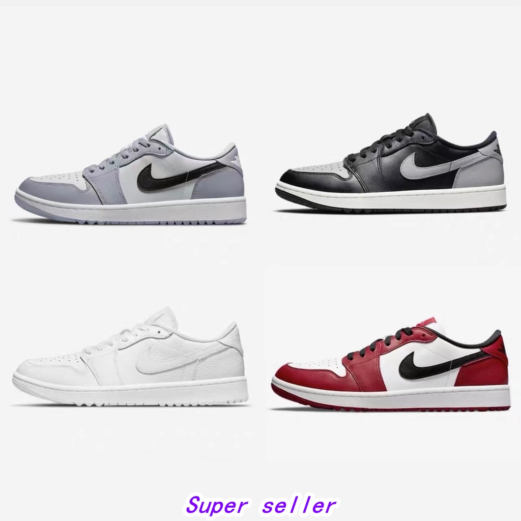 🇰🇷免運】Air Jordan 1 Low Golf”Wolf Grey“狼灰影子白紅純白DD9315