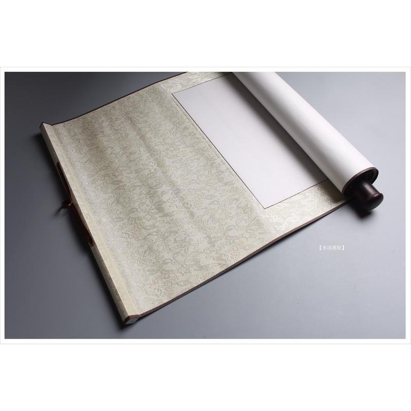 禾洛書屋】空白卷軸/掛軸〈四尺四開/畫心30×63cm〉全绫精装裱(三色