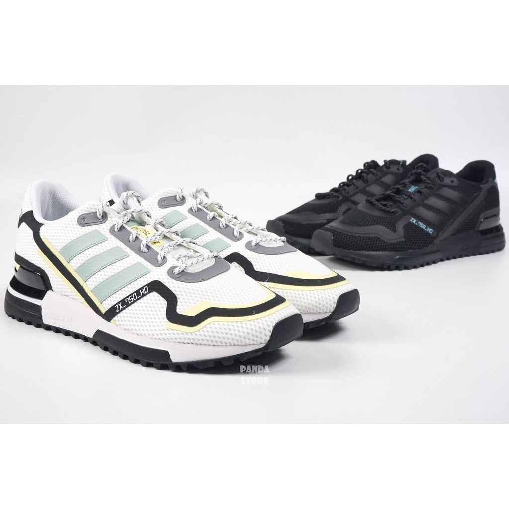 胖達）ADIDAS ORIGINALS ZX 750 HD 網布拼接運動鞋FV2875 白FV8488 黑
