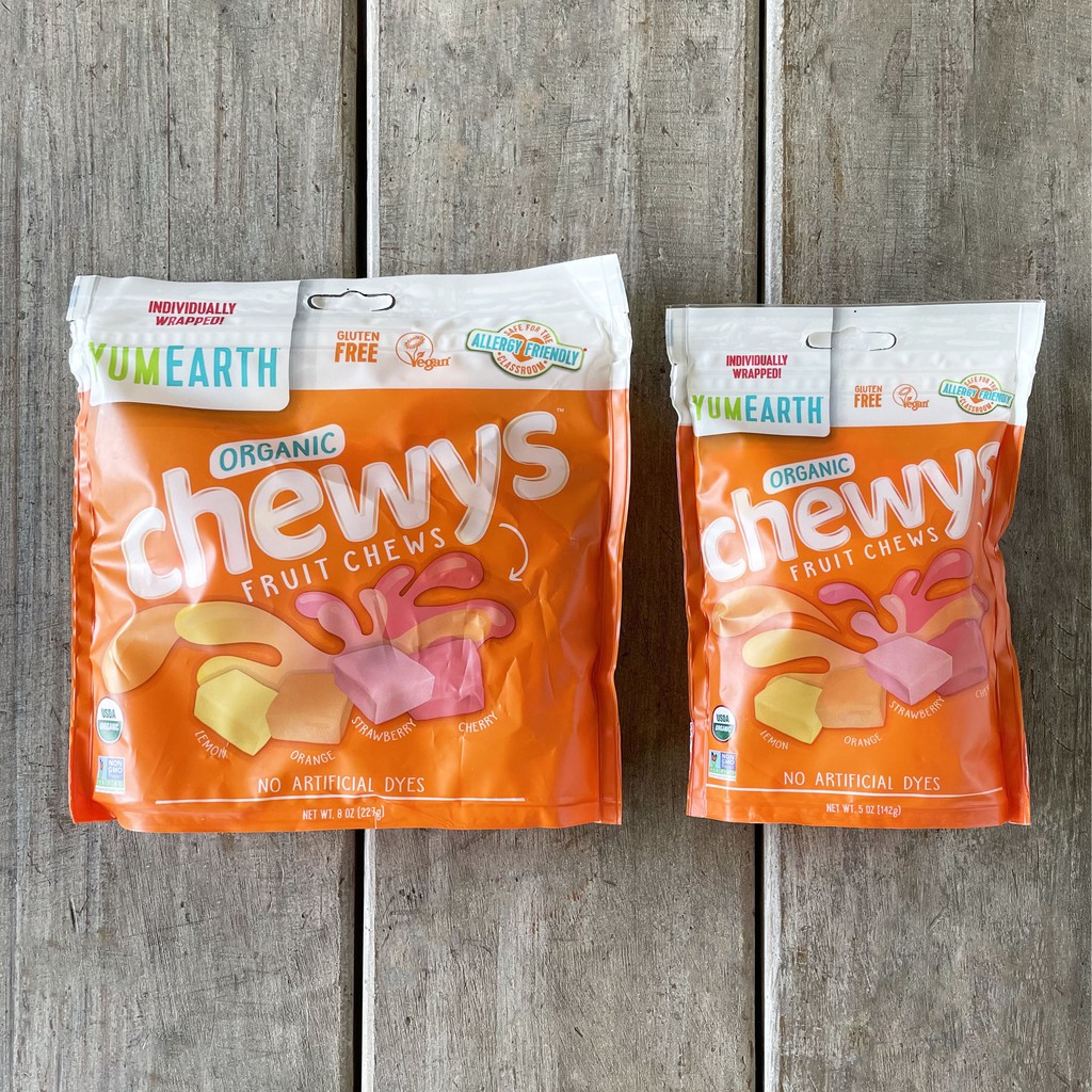 ///現貨/// YumEarth Organic Chewys Fruit Chews 有機軟糖 142g 蝦皮購物