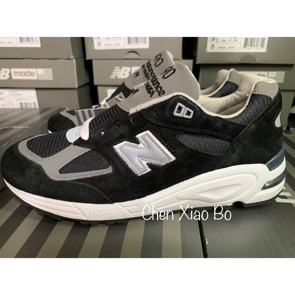 現貨/可預購 New balance M990BK2 D楦頭 美國製 公司貨 990V2 黑 990BK2 余文樂