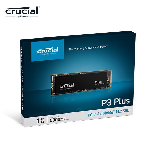 新品上市】美光Micron Crucial P3 Plus 1TB PCIe M.2 Gen4 SSD固態硬碟