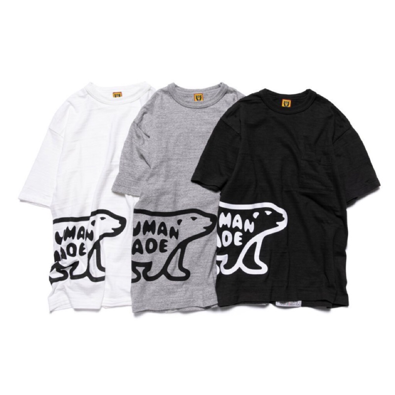 2020AW HUMAN MADE POCKET T-SHIRT 北極熊短T 現貨2XL | 蝦皮購物